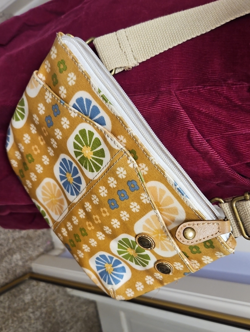 Caribbean, Joe canvas cross body bag resort, golf Beach on vacation
